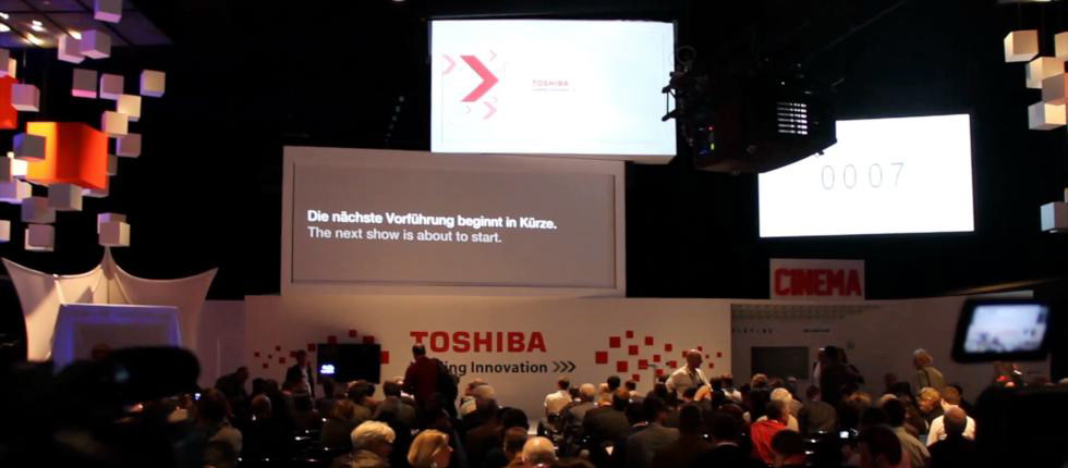 projection mapping berlin Toshiba nuformer IFA