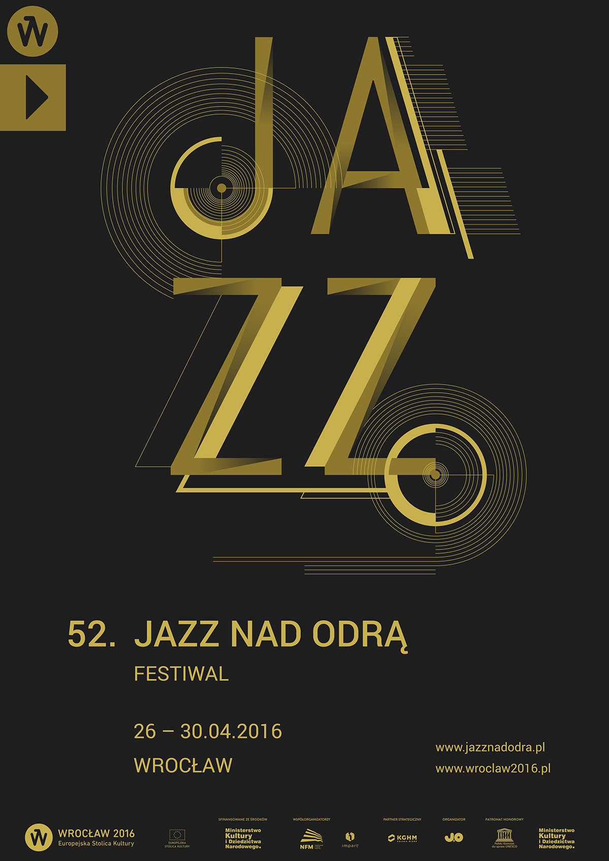 jazz poster wroclaw design music festival