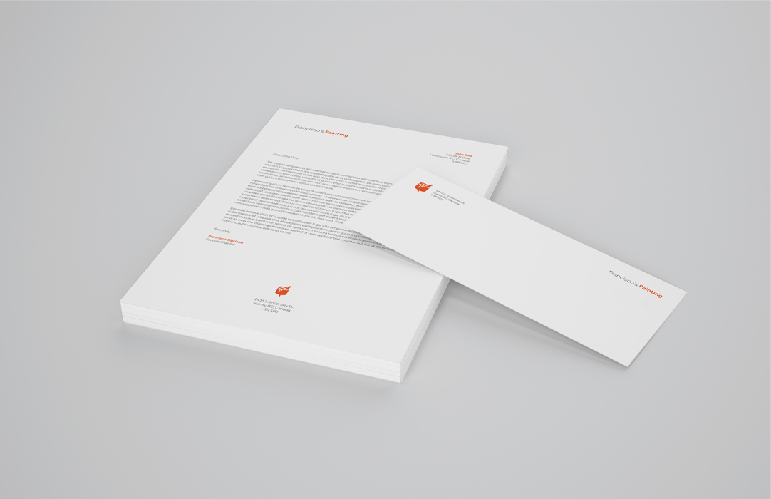 paint redesign Rebrand logo Smart Logo orange talk communication effra Icon simple clean Stationery cards envelope
