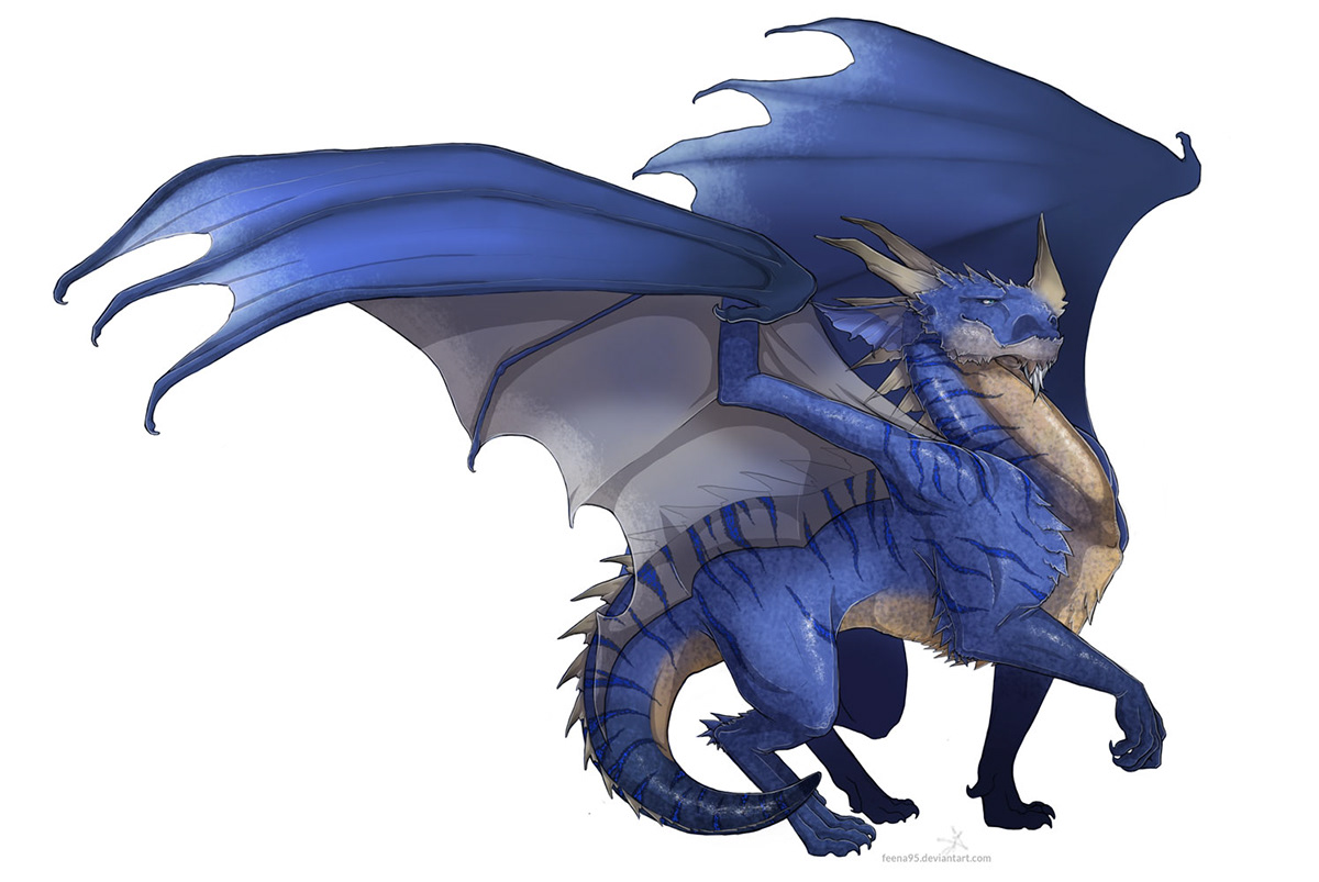 dragon concept art commission creature
