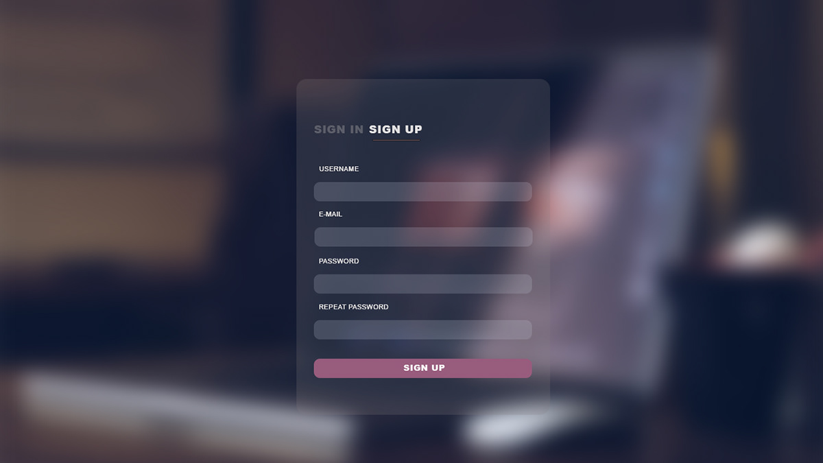 classy Form Forms HTML JavaScript login php signing signup submit