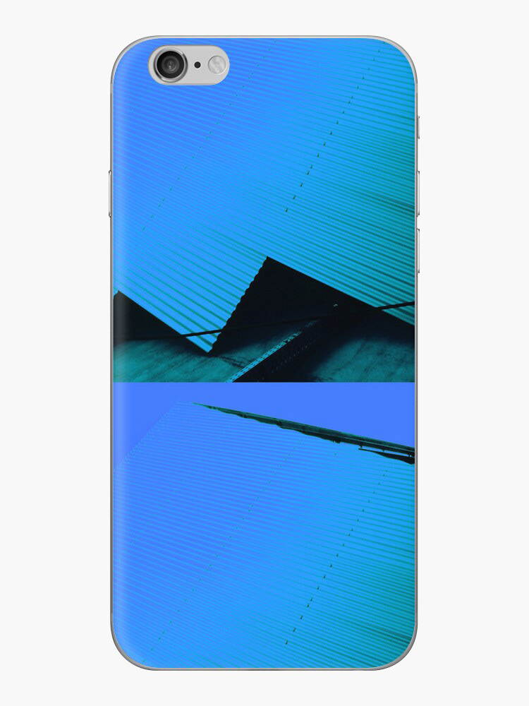 bleu abstract Surface Pattern Art abstrait  geometric minimal color decoupage metal architecture