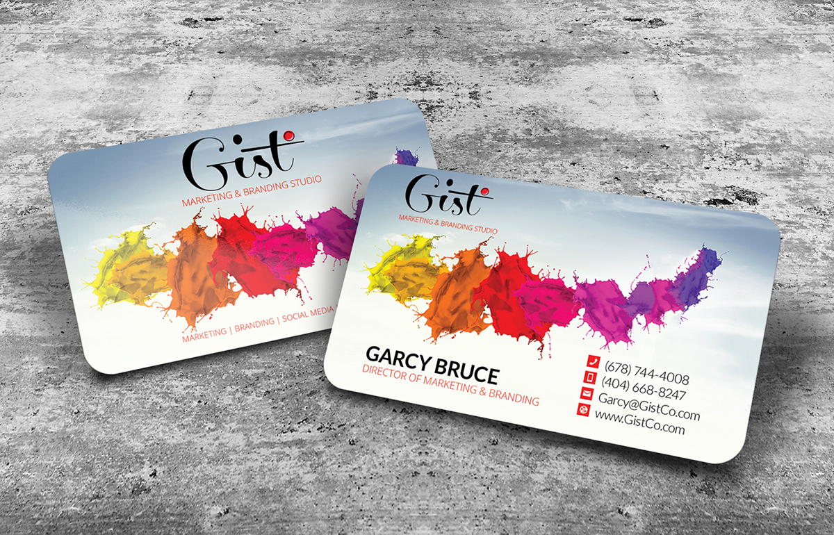 Business card design graphic design  Print Work gist