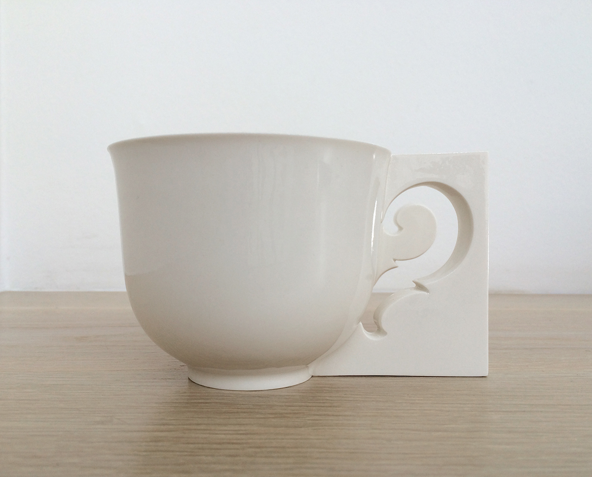 porcelain cup ceramic concept handle design tableware