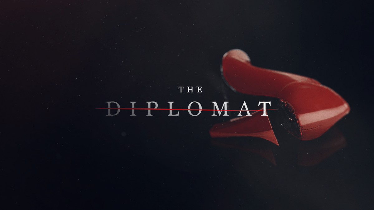 motion Netflix titles animation  branding  Show typography   the diplomat