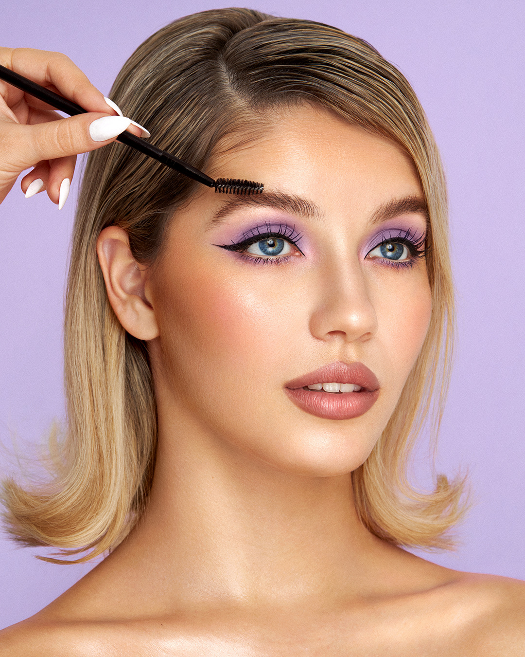beauty eye Fashion  model Photography  purple
