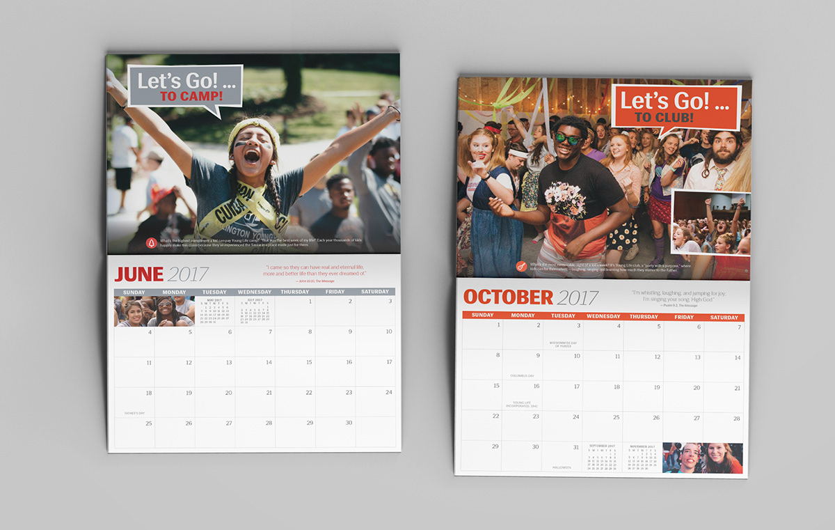 Adobe Portfolio calendar Layout