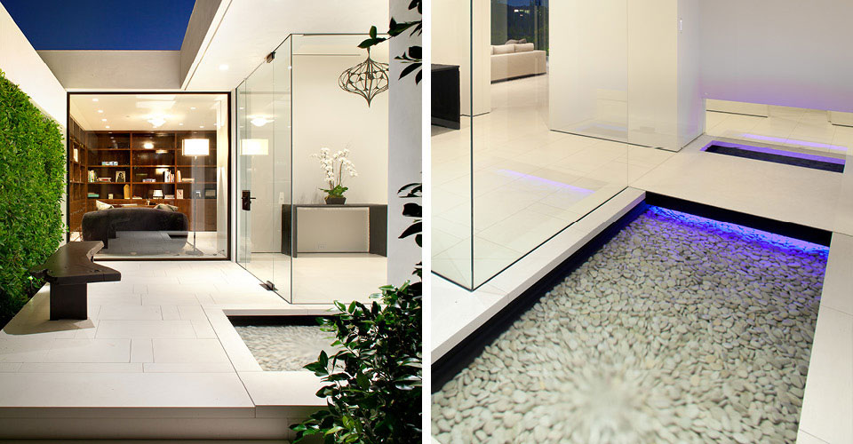 Infinity Pool  Residence modern feng shui Sliding Glass Doors lap pool views