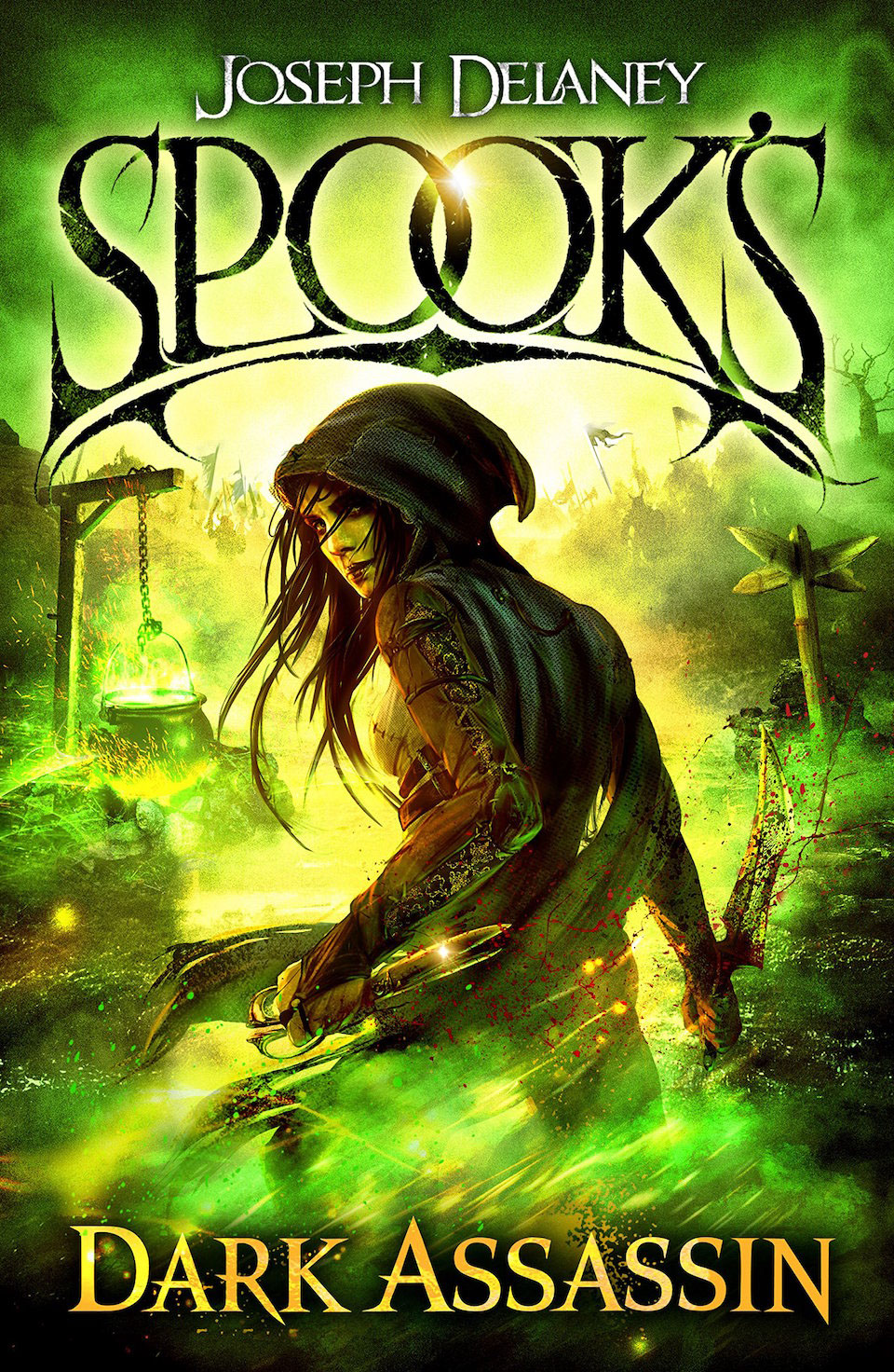book book cover spook spook's Joseph Delaney delaney penguin random house Dark Fantasy green assassin
