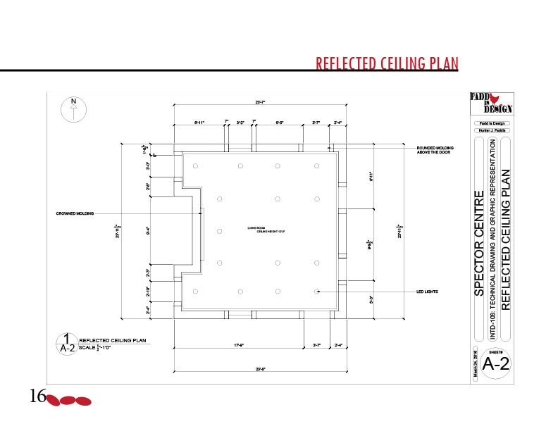Ravenhill Mansion technical drawing Spring 2016 graphic representation