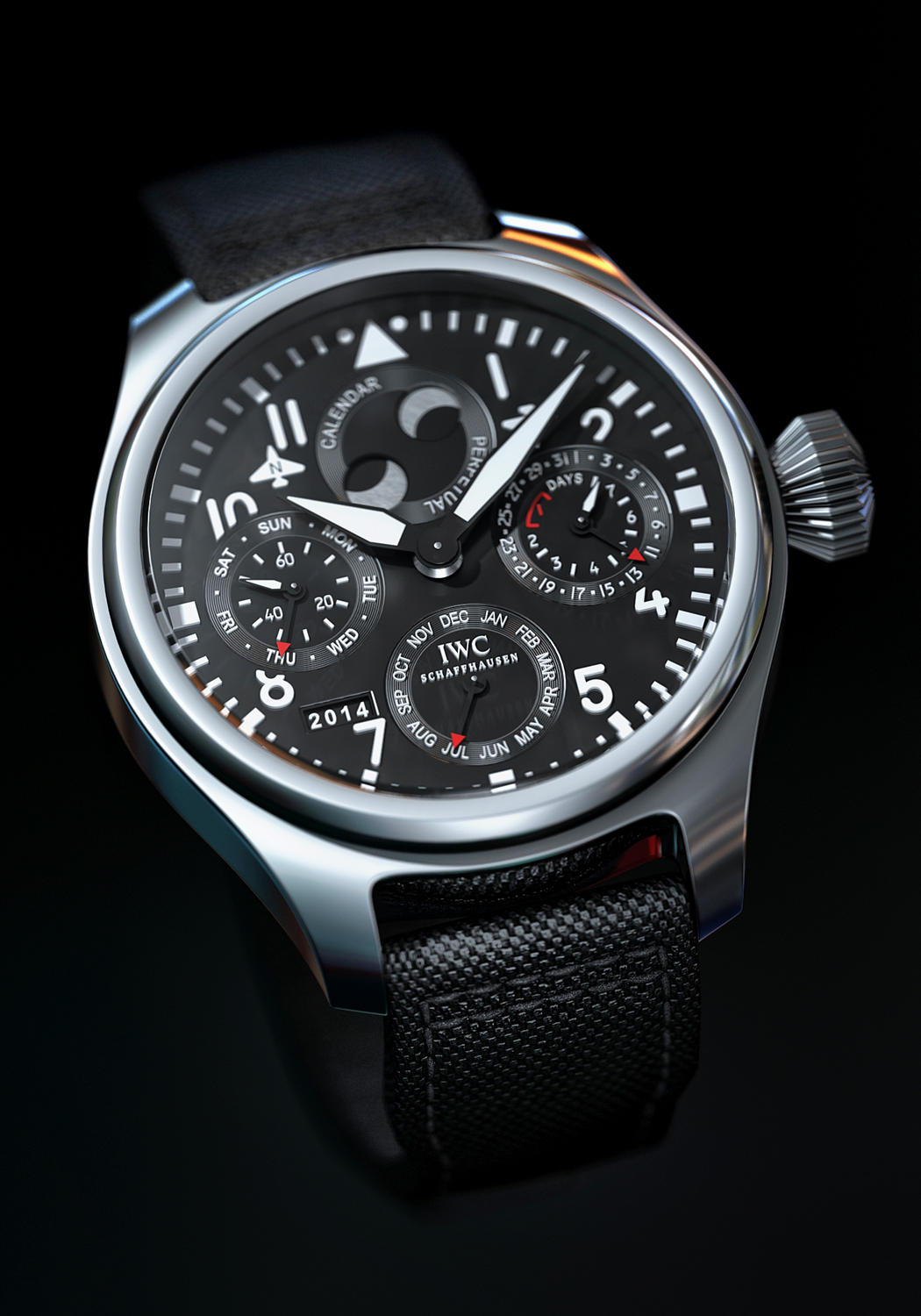 IWC IW502902 3dsmax vray dof watch PilotsWatch Render modeling