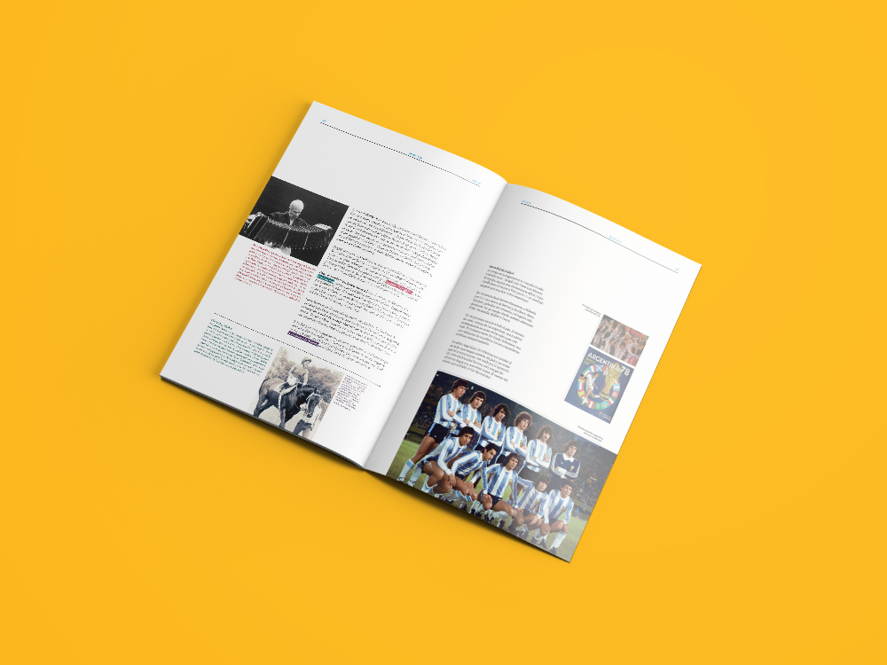 editorial design book magazine Mockup