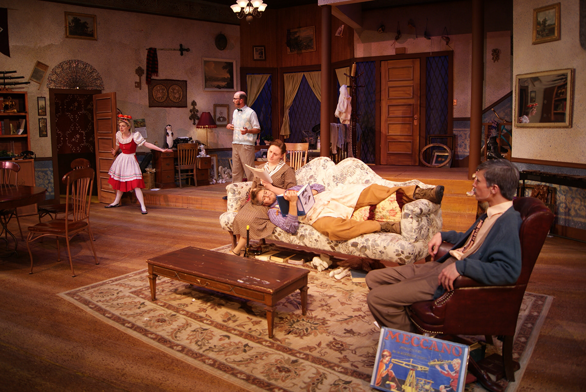 Theatre Snow College You Can't Take George S. Kaufman Moss Hart light design