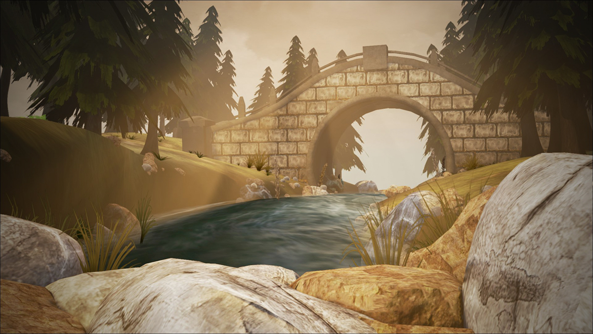 bridge game Unreal Engine environment stylized