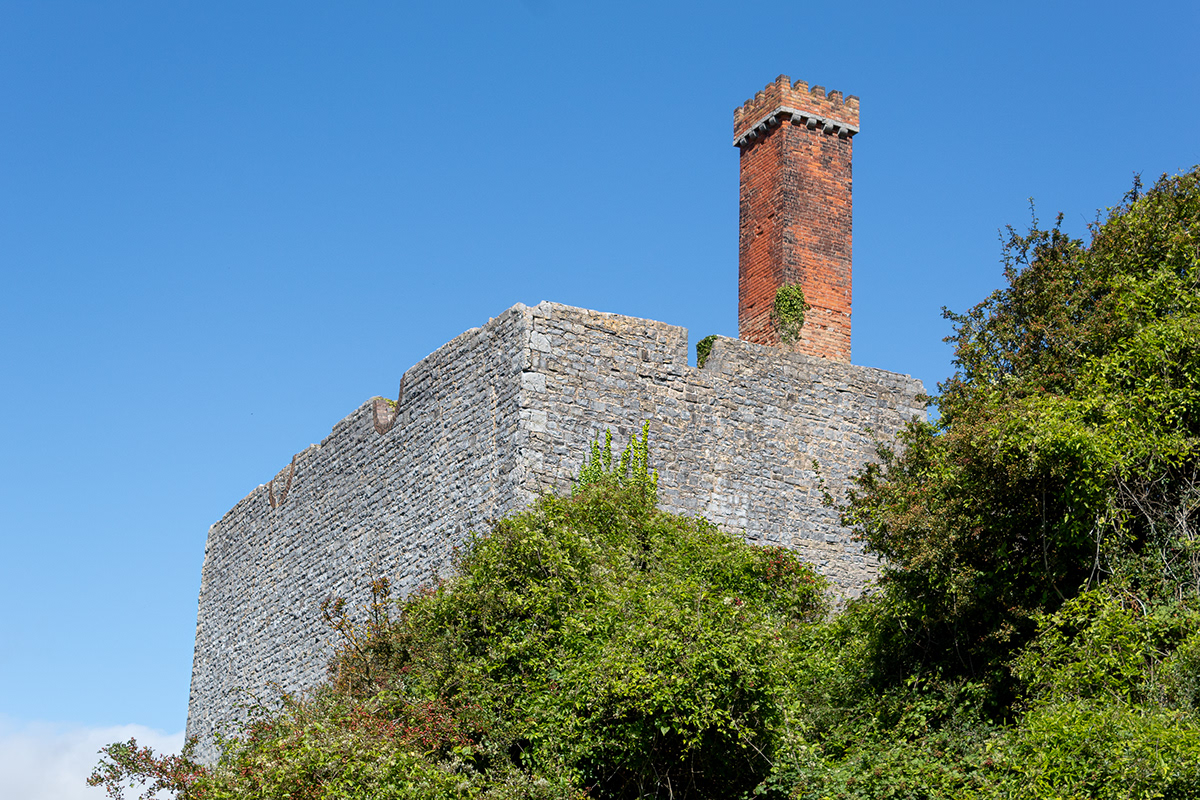 The historical Aberthaw Limeworks in South Wales.
