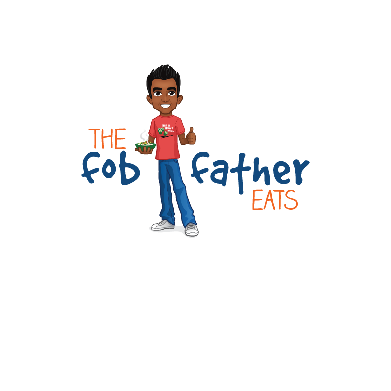 Blog Food  god father foodie indian Character Eating  logo