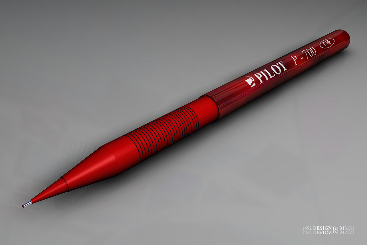 pen ink quill pencil caligraphy 1492design andrew blair andi blair 3D 4d cinema 4d