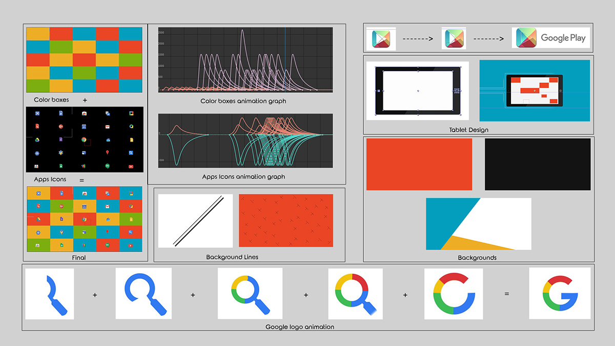 google intro motion graphics Web