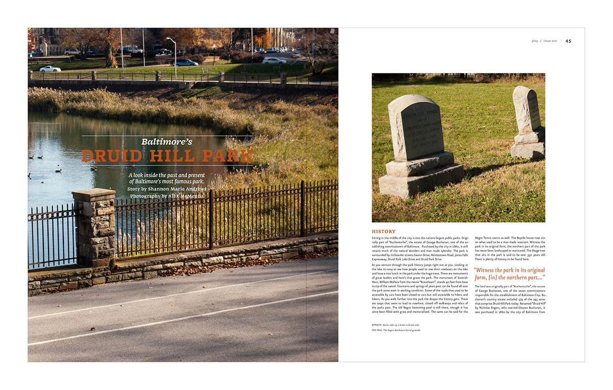 magazine publication urban exploration Baltimore