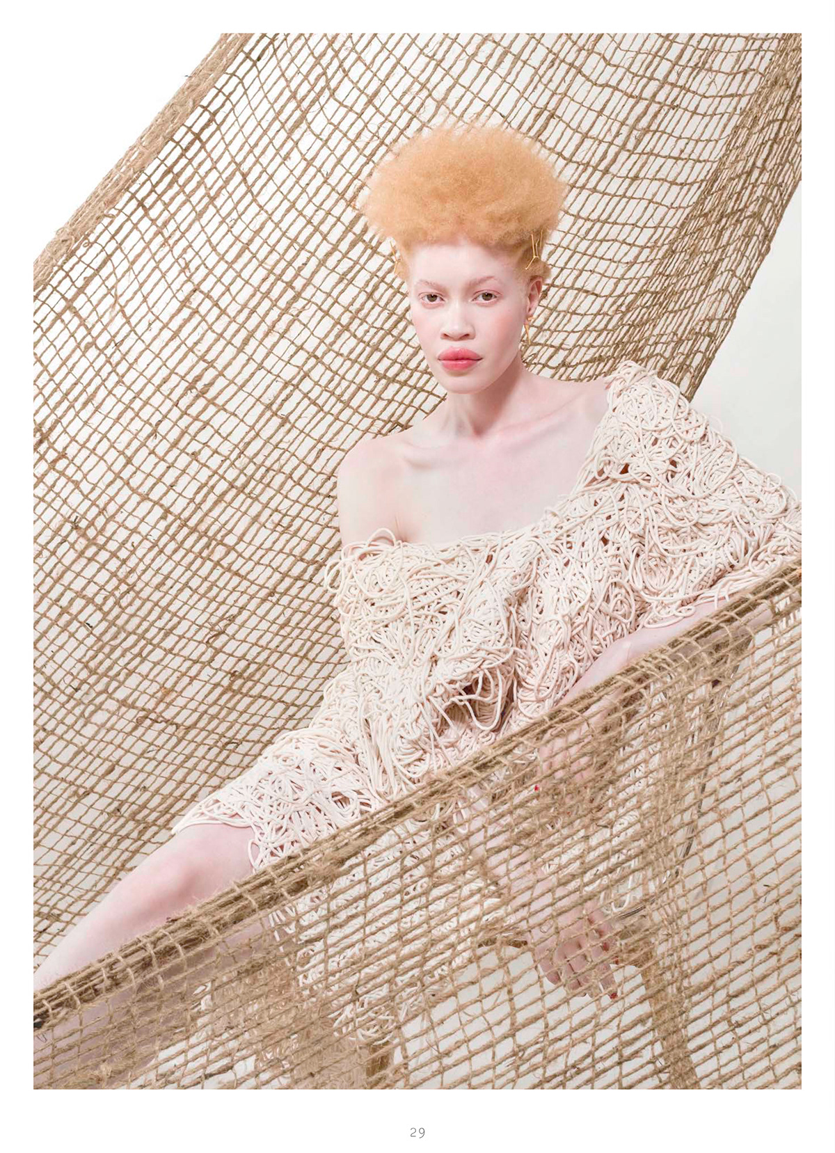 albino Fashion  Style magazine New York nyc art couture Female Model fashion photography