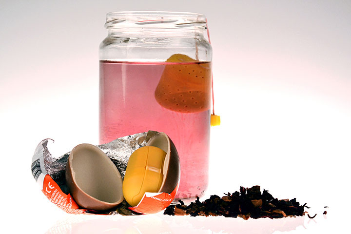 reduce reuse recycle packaging waste kinder egg tea Tea Strainer product design creative package