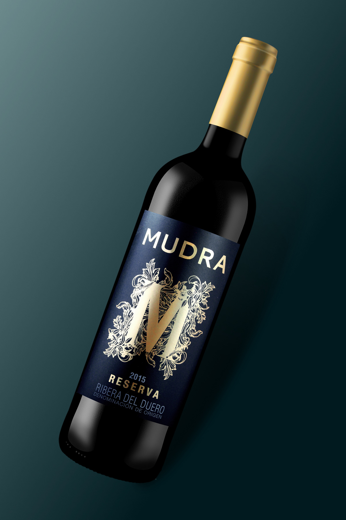 etiqueta etiqueta vino mudra reserva Ribera del Duero wine wine label