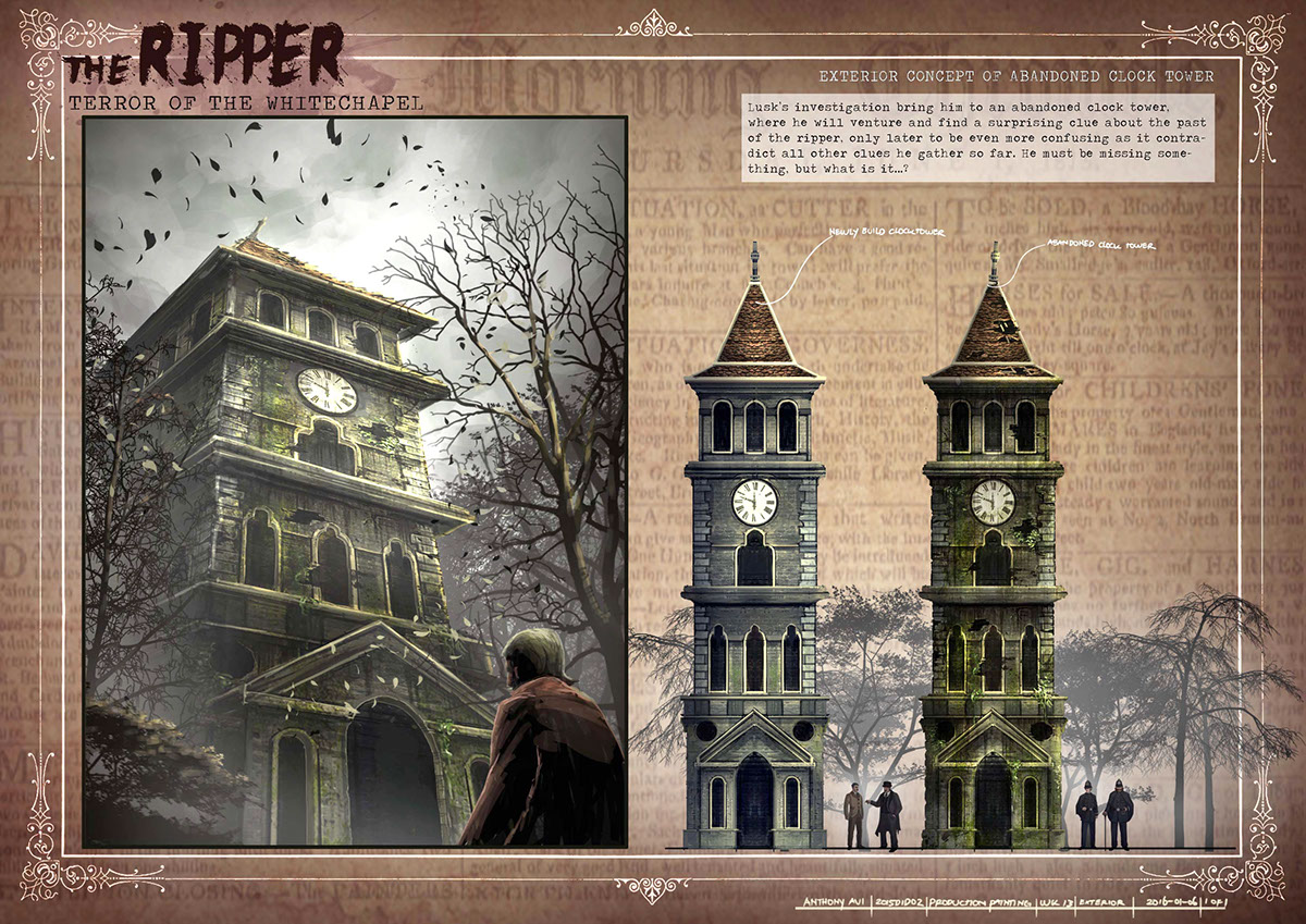 Jack the ripper anthony avi conceptart Victorian digital painting