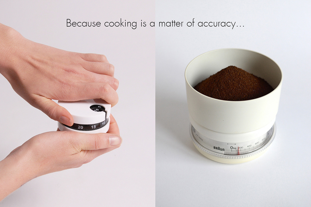 Adobe Portfolio Adobe Portfolio design scale timer kitchen cooking