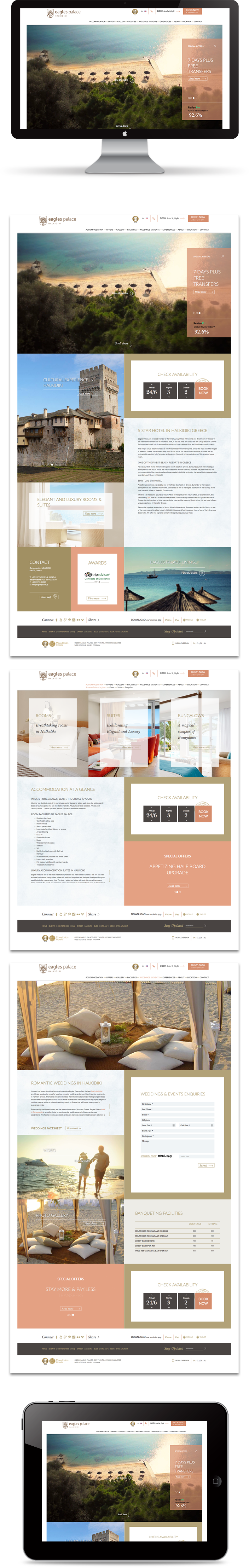 tourism Hospitality hotel web design