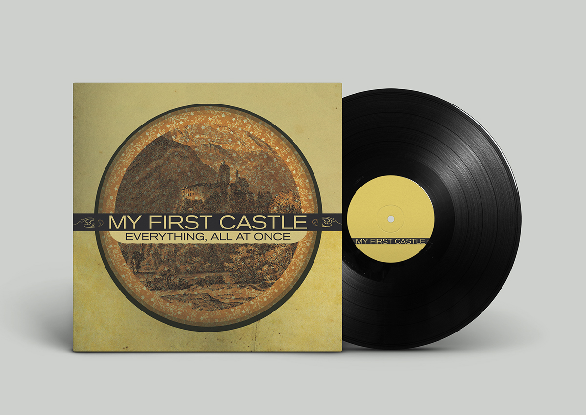 Adobe Portfolio album art packaging design bands music releases vinyl cd digipak Topshelf records montpellier my first castle frameworks limited edition Sinatra