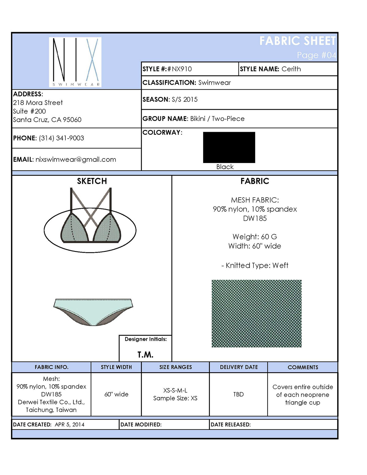 swimwear design fashion design Global Sourcing product development