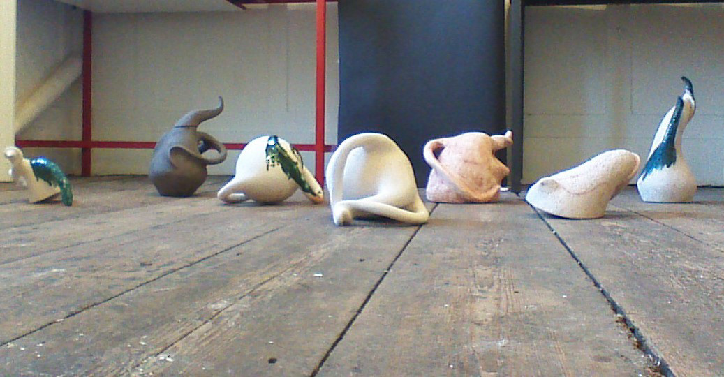ceramics   sculpture  organic  floor sculpture