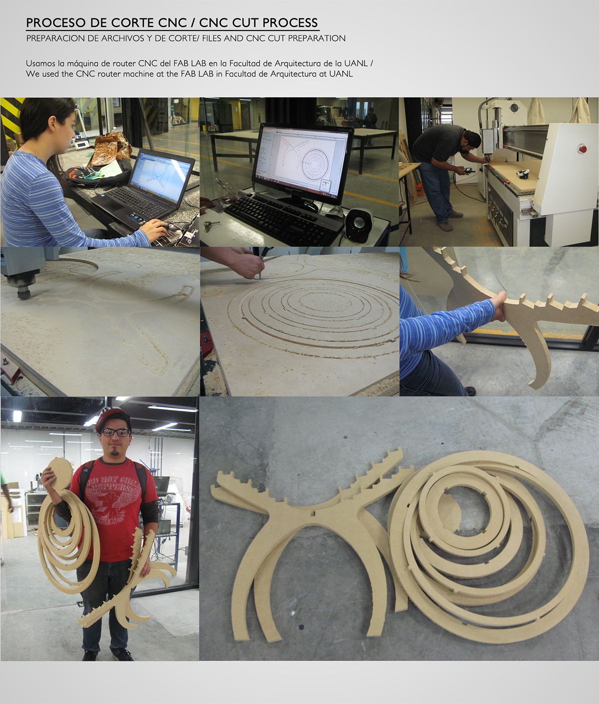 coffee table Router CNC cnc circles mdf