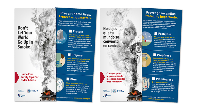 ILLUSTRATION  poster ad campaign fire safety smoke illustration smoke video Production Visual Effects 