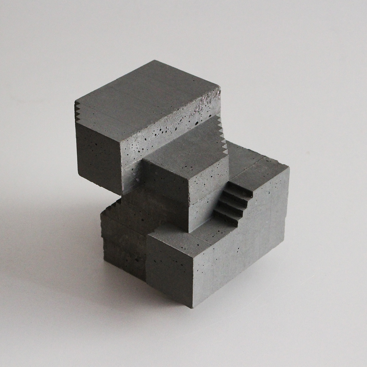 architectural concrete sculpture design modern contemporary Interior Brutalist Brutalism modular geometry art mold casting model