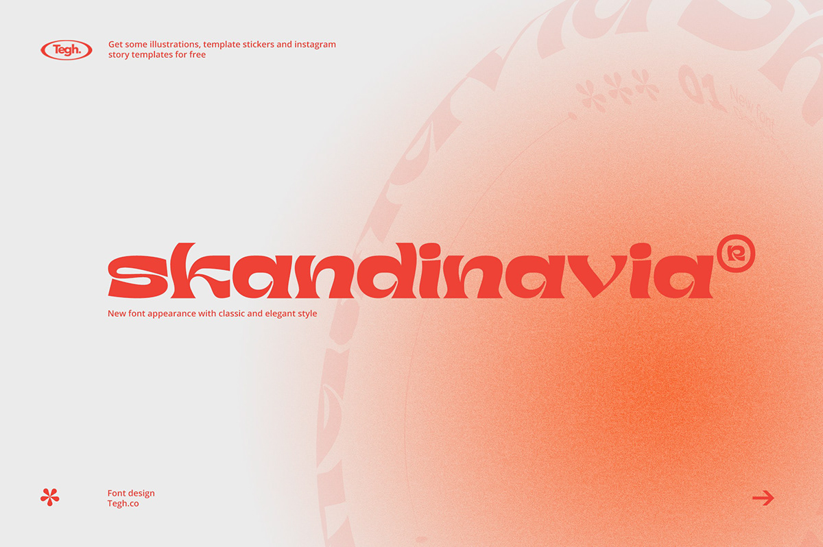 Display download elegant font lettering nostalgic Retro skandinavia Typeface vintage