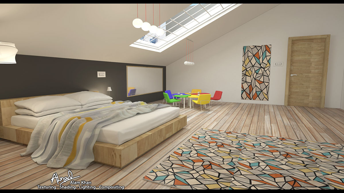 Interior Interior Designing architecture photoshop vray 3D 3d max Autodesk client project