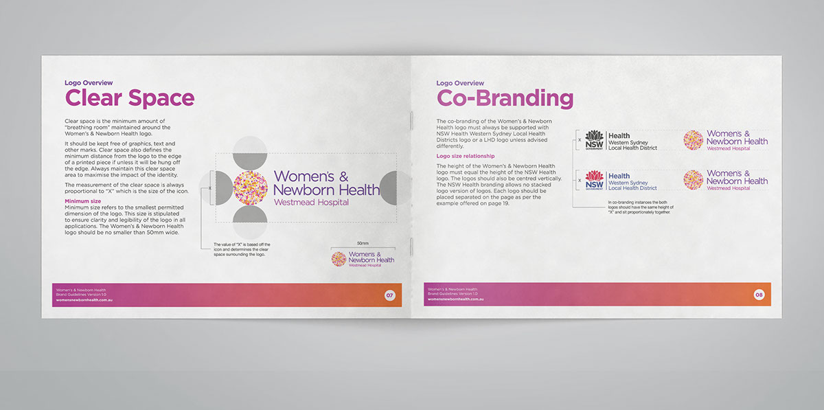 womens Health newborn Colourful  circles hospital nsw goverment Website agca