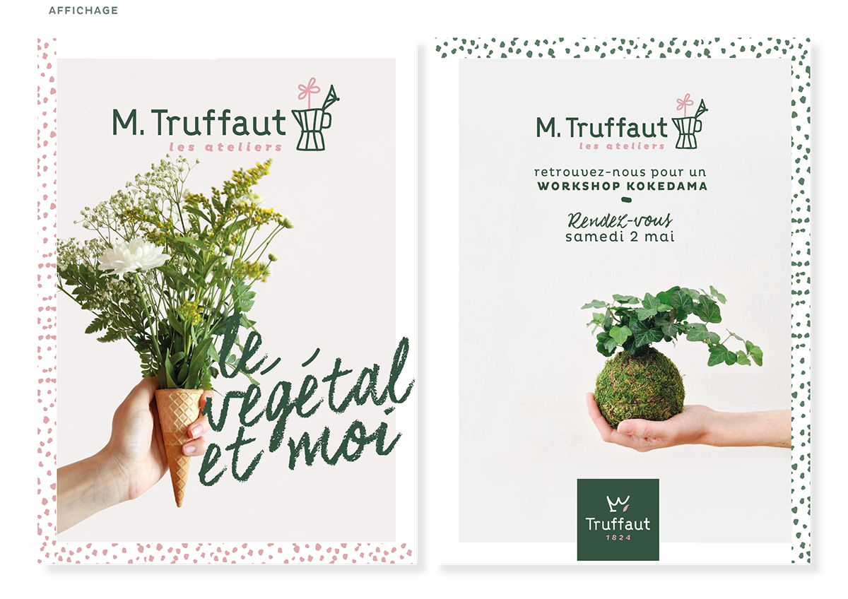 jardinerie greenmood Plant ecologie rebranding TRUFFAUT creative vegetaliser guerillagardening gardening