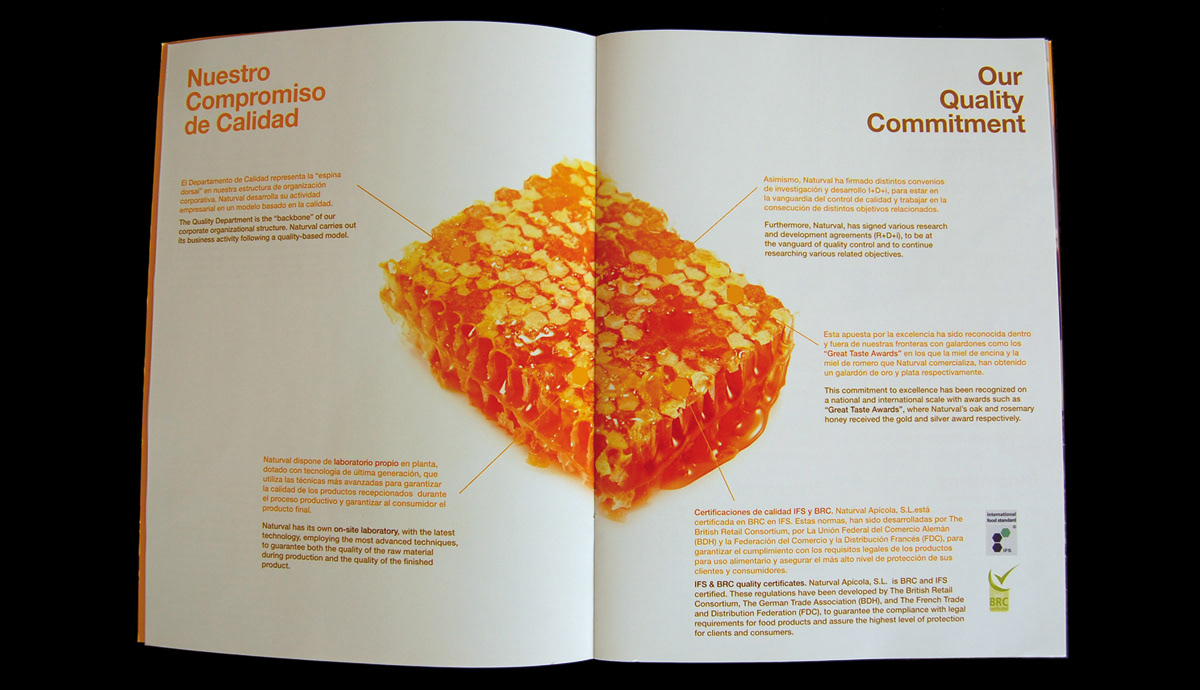honey Packaging Naturval 3D3 Comunicación editorial catalogo Classic excellence miel
