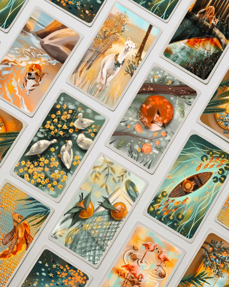 Associative Cards Tarot Cards Digital Art  ILLUSTRATION  Procreate digital illustration tarot Magic   Drawing  metaphoric cards