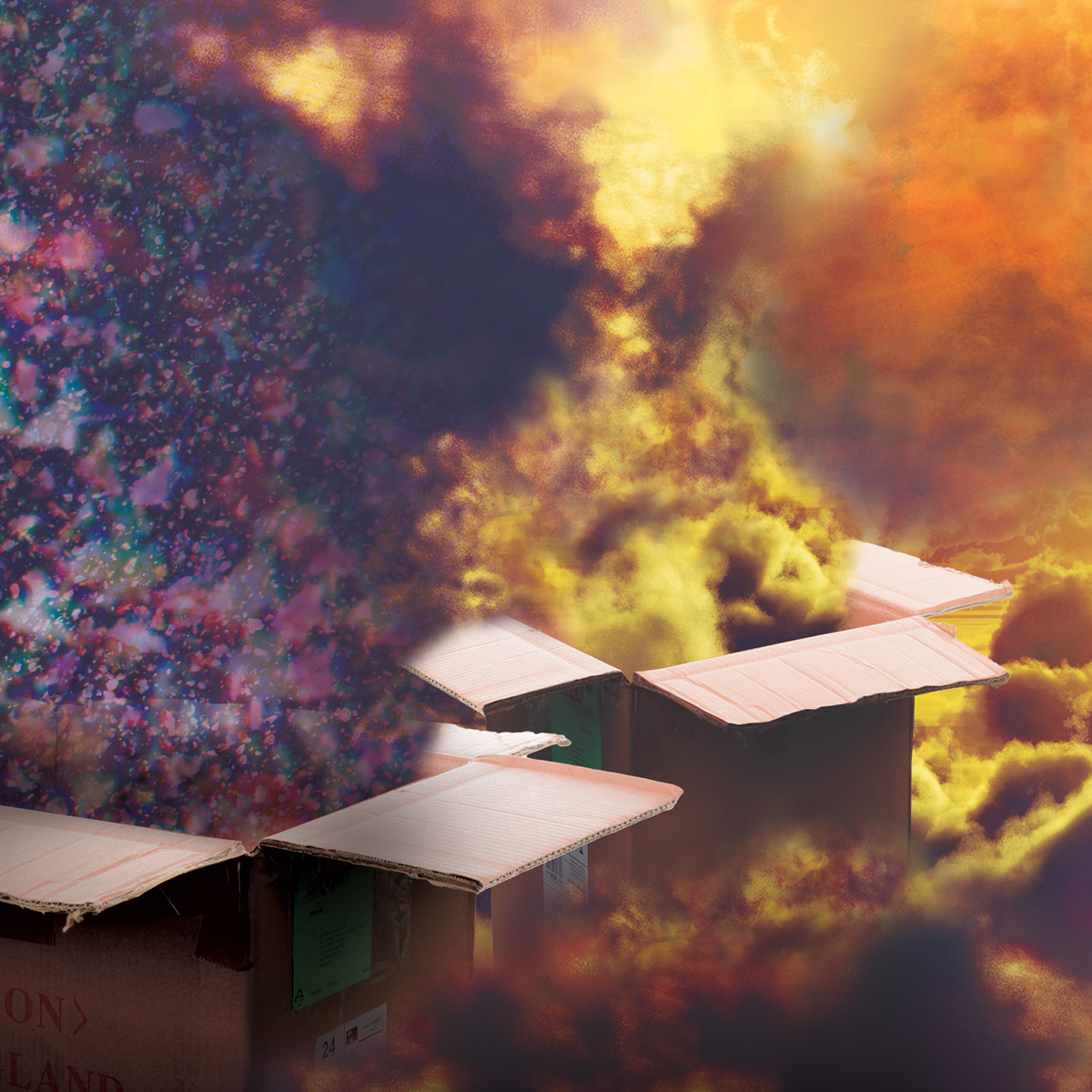 heaven light gift cloud smoke model surreal art Digital Art  surreal photo compositing