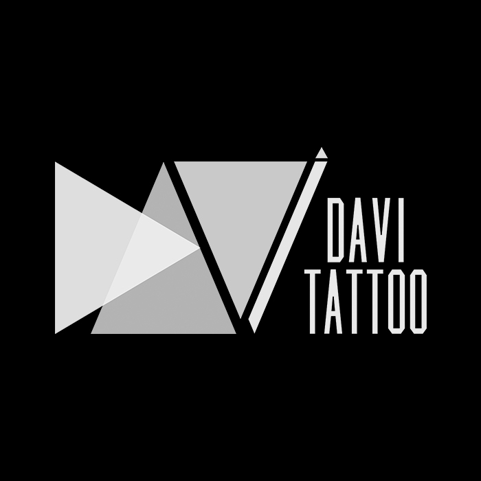 fractal Logotipo davi tattoo geometry triangle