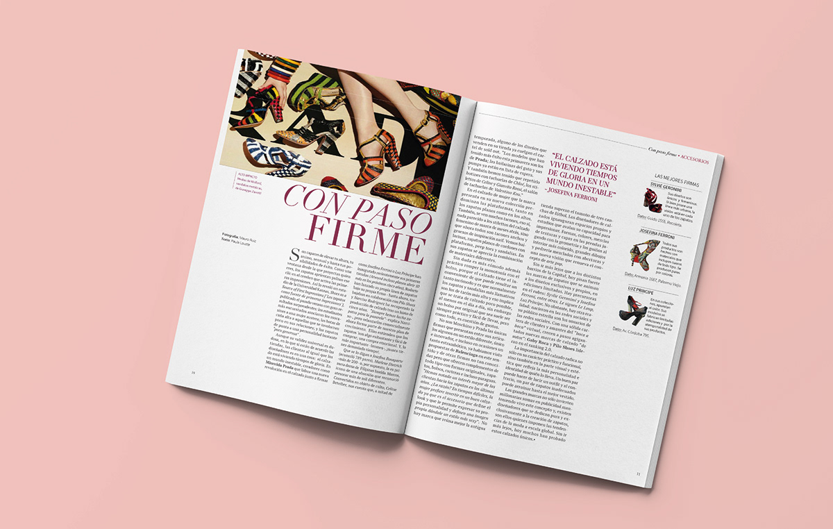 magazine moda grilla cosgaya editorial fadu graphic design  typography   uba