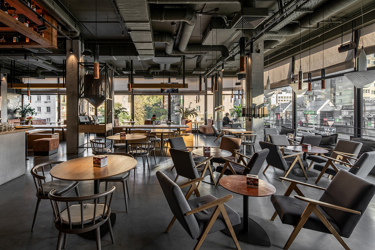 Gemini roastery roastery & bar city cafe urban cafè friendly cafe interior design  HORECA design YOD design lab