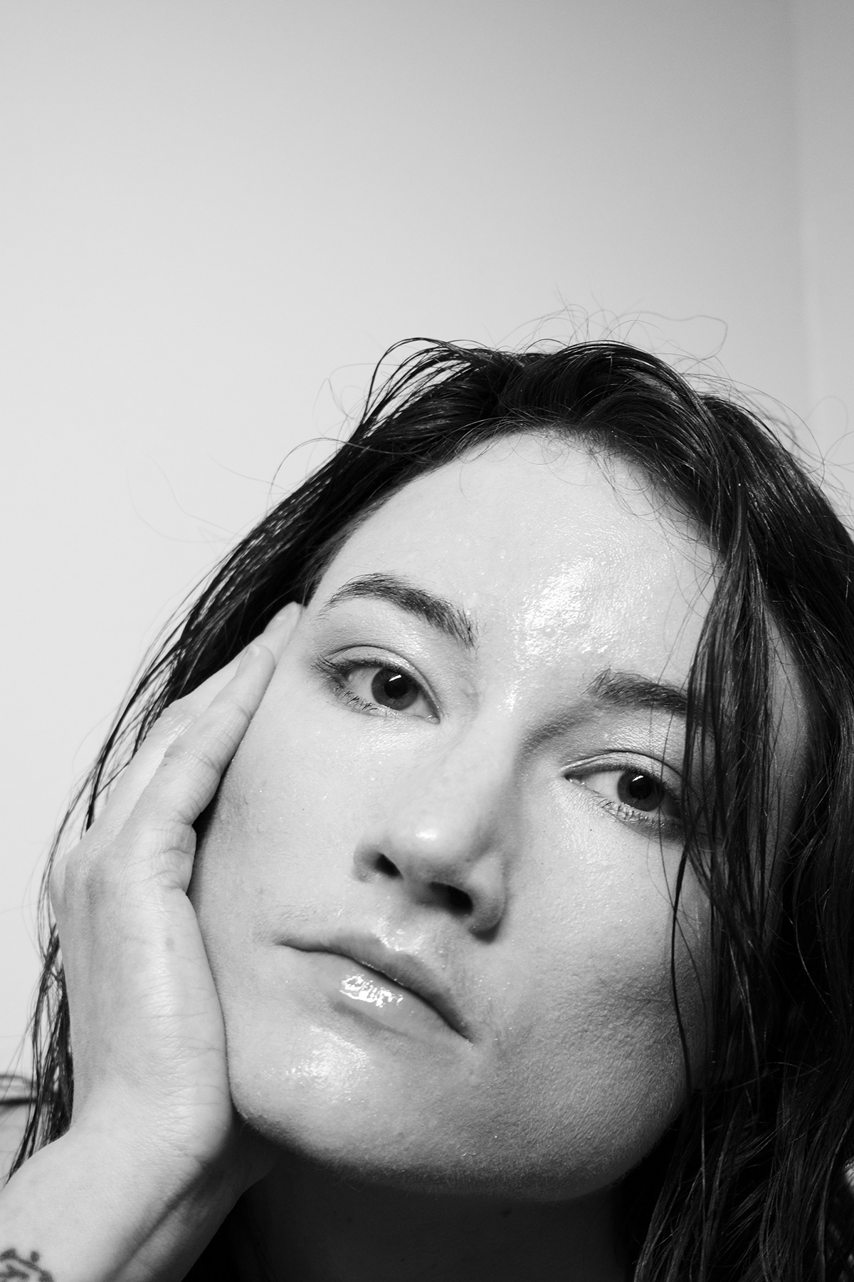black and white editorial Fashion  model monochrome Photography  portrait self portrait beauty woman