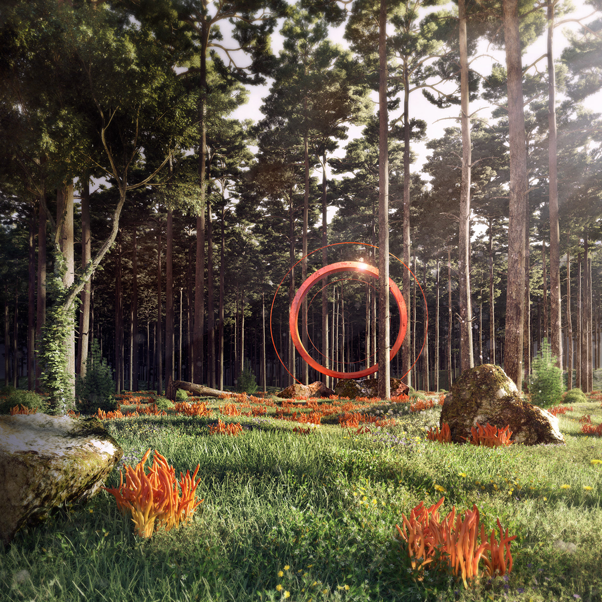 concept art dream environment fantasy Landscape metaphisic surreal surrealism