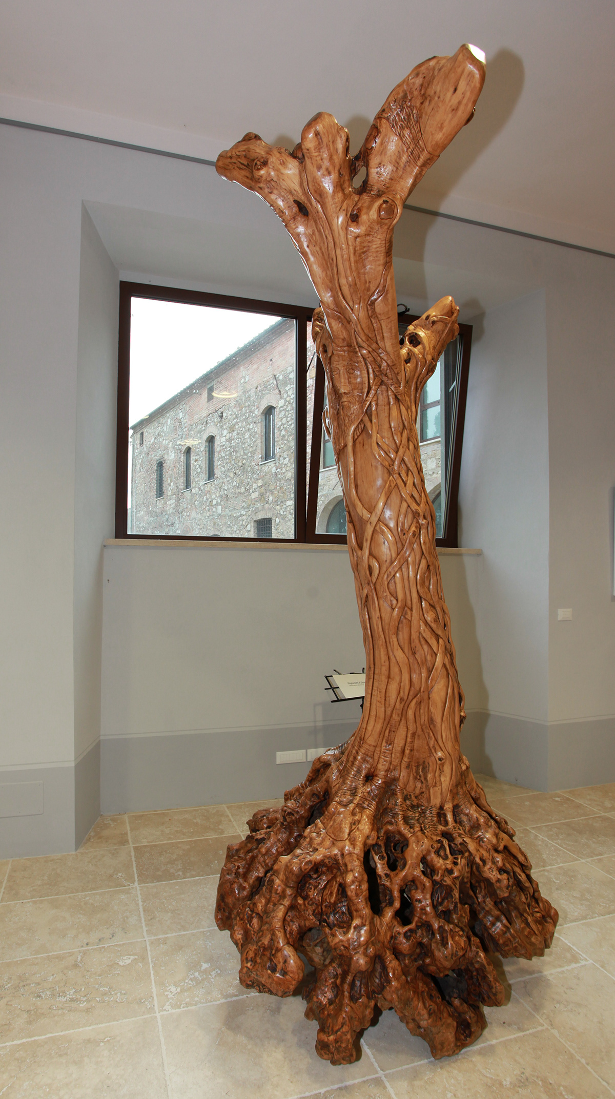 sculpture olive wood olive tree