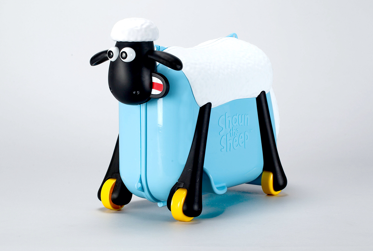 shaun the sheep toy suitcase kids