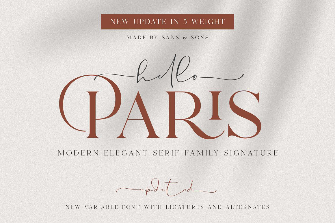 modern serif Kinfolk elegant font duo luxury signature font Branding Fonts Chick feminime